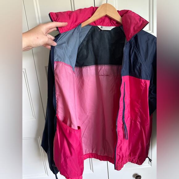 vtg 80s Vintage Columbia Windbreaker Track Jacket Mens M - Picture 4 of 12